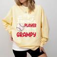My Favorite Player Calls Me Grampy Baseball Grampy Comfort Colors Sweatshirt Blue Spruce