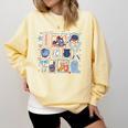 Game Day Baseball Lover Coquette Bow Girl Women Kid Mom Mama Comfort Colors Sweatshirt Blue Spruce Game Day Baseball Lover Coquette Bow Girl Women Kid Mom Mama Comfort Colors Sweatshirt Blue Spruce