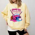 Game Kindergarten Baseball Ice Cream Drip On Back To School Comfort Colors Sweatshirt Blue Spruce Game Kindergarten Baseball Ice Cream Drip On Back To School Comfort Colors Sweatshirt Blue Spruce