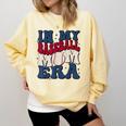 Groovy In My Baseball Mom Era Baseball Mama Mother's Day Comfort Colors Sweatshirt Blue Spruce Groovy In My Baseball Mom Era Baseball Mama Mother's Day Comfort Colors Sweatshirt Blue Spruce