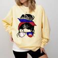 Haitian Baseball Mom Haiti Flag Baseball Girl Comfort Colors Sweatshirt Blue Spruce Haitian Baseball Mom Haiti Flag Baseball Girl Comfort Colors Sweatshirt Blue Spruce