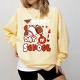 Happy 100 Days Of School Baseball Football PE Teacher Comfort Colors Sweatshirt Blue Spruce Happy 100 Days Of School Baseball Football PE Teacher Comfort Colors Sweatshirt Blue Spruce