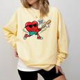 Heart Valentines Day Baseball Men Boys Kids Teens Comfort Colors Sweatshirt Blue Spruce Heart Valentines Day Baseball Men Boys Kids Teens Comfort Colors Sweatshirt Blue Spruce