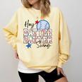 Hey Batter Batter Swing Graphic For Baseball Moms Comfort Colors Sweatshirt Blue Spruce Hey Batter Batter Swing Graphic For Baseball Moms Comfort Colors Sweatshirt Blue Spruce