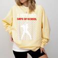 I Hit 100 Days Of School Baseball 100 Day Of School Comfort Colors Sweatshirt Blue Spruce I Hit 100 Days Of School Baseball 100 Day Of School Comfort Colors Sweatshirt Blue Spruce