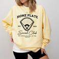 Home Plate Social Club Baseball Mom Comfort Colors Sweatshirt Blue Spruce Home Plate Social Club Baseball Mom Comfort Colors Sweatshirt Blue Spruce