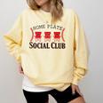 Home Plate Social Club Softball Season Baseball Mom Comfort Colors Sweatshirt Blue Spruce Home Plate Social Club Softball Season Baseball Mom Comfort Colors Sweatshirt Blue Spruce