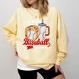 Hot Mess Always Stressed Baseball Mom Comfort Colors Sweatshirt Blue Spruce Hot Mess Always Stressed Baseball Mom Comfort Colors Sweatshirt Blue Spruce
