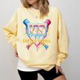 HUGvyn 100 Drippy Days Of School Baseball Ice Cream 100 Days Comfort Colors Sweatshirt Blue Spruce HUGvyn 100 Drippy Days Of School Baseball Ice Cream 100 Days Comfort Colors Sweatshirt Blue Spruce