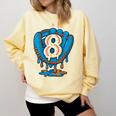 Ice Cream Baseball Glove 8th Birthday Edition Comfort Colors Sweatshirt Blue Spruce Ice Cream Baseball Glove 8th Birthday Edition Comfort Colors Sweatshirt Blue Spruce