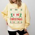 I’Ll Be Home For Christmas Baseball Ugly Sweater Art Comfort Colors Sweatshirt Blue Spruce I’Ll Be Home For Christmas Baseball Ugly Sweater Art Comfort Colors Sweatshirt Blue Spruce