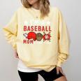 I'm A Baseball Mom Of Course I'm Broke Comfort Colors Sweatshirt Blue Spruce