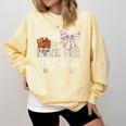 I'm Just Here For The Snacks Baseball Coquette Game Day Girl Comfort Colors Sweatshirt Blue Spruce I'm Just Here For The Snacks Baseball Coquette Game Day Girl Comfort Colors Sweatshirt Blue Spruce