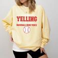 I'm Not Yelling This Is My Normal Baseball Mom Voice Comfort Colors Sweatshirt Blue Spruce I'm Not Yelling This Is My Normal Baseball Mom Voice Comfort Colors Sweatshirt Blue Spruce