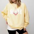 I'm a Proud Soccer Baseball Mom Comfort Colors Sweatshirt Blue Spruce