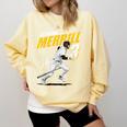 Jackson Merrill San Diego MLB Baseball Player MLBJME204M Comfort Colors Sweatshirt Blue Spruce