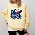 Jarrell Storm Chasers Baseball Big Logo Comfort Colors Sweatshirt Blue Spruce Jarrell Storm Chasers Baseball Big Logo Comfort Colors Sweatshirt Blue Spruce