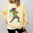 Jester Baseball Mardi Gras Carnival Sport Men Boy Teen Kids Comfort Colors Sweatshirt Blue Spruce