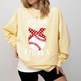 Just A Girl Who Loves Baseball Cute Retro Baseball Lover Comfort Colors Sweatshirt Blue Spruce Just A Girl Who Loves Baseball Cute Retro Baseball Lover Comfort Colors Sweatshirt Blue Spruce