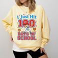 I Just Hit 100 Days Of School Baseball 100th Day Boys Kids Comfort Colors Sweatshirt Blue Spruce I Just Hit 100 Days Of School Baseball 100th Day Boys Kids Comfort Colors Sweatshirt Blue Spruce