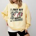 I Just Hit 100 Days Of School Camo Baseball 100 Days Smarter Comfort Colors Sweatshirt Blue Spruce I Just Hit 100 Days Of School Camo Baseball 100 Days Smarter Comfort Colors Sweatshirt Blue Spruce