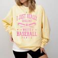 I Just Really Dislike Baseball Pants Baseball Mom Mama Comfort Colors Sweatshirt Blue Spruce I Just Really Dislike Baseball Pants Baseball Mom Mama Comfort Colors Sweatshirt Blue Spruce