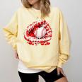 Kid Drip Ice Cream Baseball Heart Catcher Valentines Day Boy Comfort Colors Sweatshirt Blue Spruce Kid Drip Ice Cream Baseball Heart Catcher Valentines Day Boy Comfort Colors Sweatshirt Blue Spruce