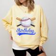 Kids 8th Baseball Birthday Party Boys Sport Fan 8 Years Old Comfort Colors Sweatshirt Blue Spruce Kids 8th Baseball Birthday Party Boys Sport Fan 8 Years Old Comfort Colors Sweatshirt Blue Spruce