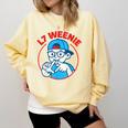 L7 Weenie Baseball Softball Comfort Colors Sweatshirt Blue Spruce L7 Weenie Baseball Softball Comfort Colors Sweatshirt Blue Spruce