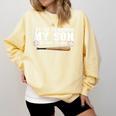 Let Me Through My Son Is Out There Baseball Mom Comfort Colors Sweatshirt Blue Spruce Let Me Through My Son Is Out There Baseball Mom Comfort Colors Sweatshirt Blue Spruce
