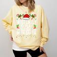 Most Likely To Play Baseball With Santa Christmas Baseball Comfort Colors Sweatshirt Blue Spruce Most Likely To Play Baseball With Santa Christmas Baseball Comfort Colors Sweatshirt Blue Spruce