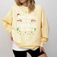 Most Likely To Play Baseball With Santa Christmas Matching Comfort Colors Sweatshirt Blue Spruce Most Likely To Play Baseball With Santa Christmas Matching Comfort Colors Sweatshirt Blue Spruce