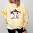 Most Likely To Play Baseball With Santa Christmas Xmas Comfort Colors Sweatshirt Blue Spruce Most Likely To Play Baseball With Santa Christmas Xmas Comfort Colors Sweatshirt Blue Spruce