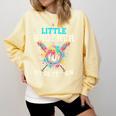 Little Brother Biggest Fan Baseball Cream Drip Crossed Bats Comfort Colors Sweatshirt Blue Spruce Little Brother Biggest Fan Baseball Cream Drip Crossed Bats Comfort Colors Sweatshirt Blue Spruce