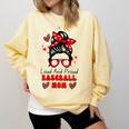 Loud And Proud Baseball Mom Messy Bun Leopard Mother Day Comfort Colors Sweatshirt Blue Spruce Loud And Proud Baseball Mom Messy Bun Leopard Mother Day Comfort Colors Sweatshirt Blue Spruce