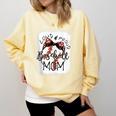 Loud Proud Baseball Mom Mommy Comfort Colors Sweatshirt Blue Spruce