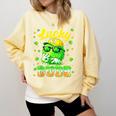 Lucky Dude Drip Baseball Shamrock St Patrick Men Boy Youth Comfort Colors Sweatshirt Blue Spruce Lucky Dude Drip Baseball Shamrock St Patrick Men Boy Youth Comfort Colors Sweatshirt Blue Spruce