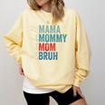 Mama Mommy Mom Bruh Baseball Mom Lover Mother's Day Comfort Colors Sweatshirt Blue Spruce Mama Mommy Mom Bruh Baseball Mom Lover Mother's Day Comfort Colors Sweatshirt Blue Spruce