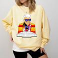Marvin Zindler Houston Soccer Football Basketball Baseball Premium Tri-Blend Comfort Colors Sweatshirt Blue Spruce