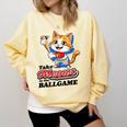 Take Meowt To The Ball Game Tee Slugger Cat Baseball Comfort Colors Sweatshirt Blue Spruce