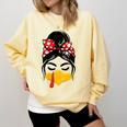 Messy Bun Baseball Mom Turkey Face Matching Thanksgiving Comfort Colors Sweatshirt Blue Spruce Messy Bun Baseball Mom Turkey Face Matching Thanksgiving Comfort Colors Sweatshirt Blue Spruce