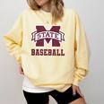 Mississippi State Baseball Bulldogs NCAA MS16 Comfort Colors Sweatshirt Blue Spruce Mississippi State Baseball Bulldogs NCAA MS16 Comfort Colors Sweatshirt Blue Spruce