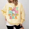 In My Mom Of Ballers Era Groovy Volleyball Baseball Mom Cute Comfort Colors Sweatshirt Blue Spruce In My Mom Of Ballers Era Groovy Volleyball Baseball Mom Cute Comfort Colors Sweatshirt Blue Spruce
