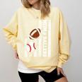 Mom Of Ballers USA Flag Football Baseball Mom Comfort Colors Sweatshirt Blue Spruce Mom Of Ballers USA Flag Football Baseball Mom Comfort Colors Sweatshirt Blue Spruce