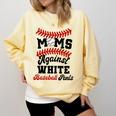 Moms Against Baseball Pants Baseball Mom Joke Comfort Colors Sweatshirt Blue Spruce