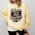 Moms Against Baseball Pants Baseball Mom Premium Tri-Blend Comfort Colors Sweatshirt Blue Spruce