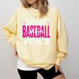 Mothers Don'T Make Me Use My Baseball Mom Voice Comfort Colors Sweatshirt Blue Spruce Mothers Don'T Make Me Use My Baseball Mom Voice Comfort Colors Sweatshirt Blue Spruce