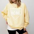 No Place Like Home Baseball Home Plate Comfort Colors Sweatshirt Blue Spruce No Place Like Home Baseball Home Plate Comfort Colors Sweatshirt Blue Spruce