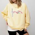 Number One Baseball Mom For Mothers Day Baseball Mama Comfort Colors Sweatshirt Blue Spruce