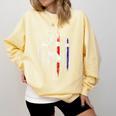 Patriotic Baseball Catcher American Flag Sports Tee Comfort Colors Sweatshirt Blue Spruce